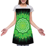 Anahata Chakra Mandala Print Adjustable Apron