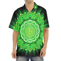 Anahata Chakra Mandala Print Aloha Shirt