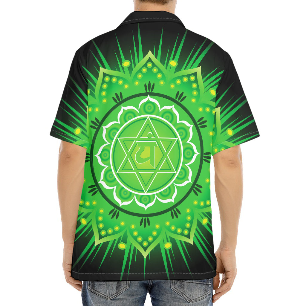 Anahata Chakra Mandala Print Aloha Shirt