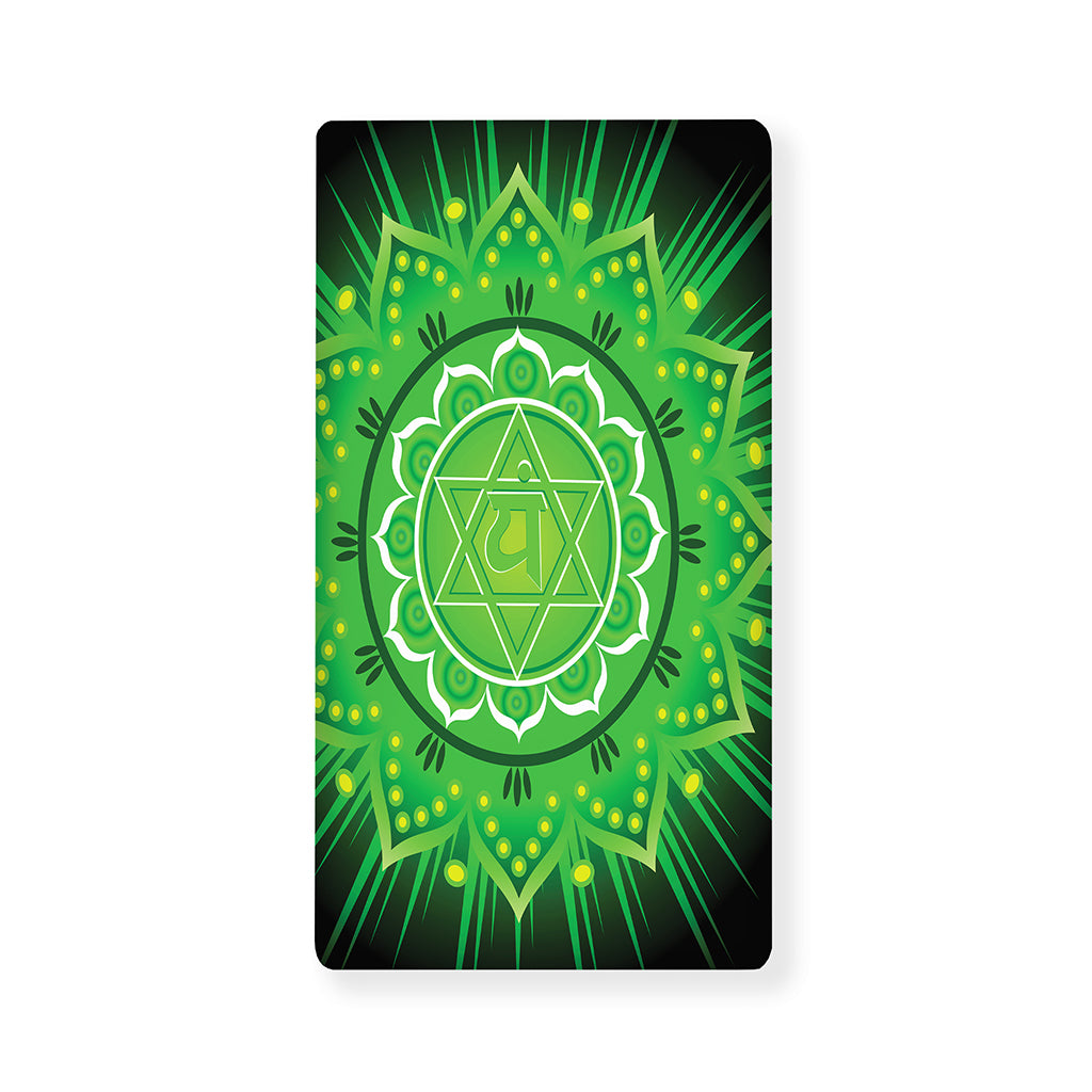 Anahata Chakra Mandala Print Baby Crib Sheet