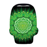 Anahata Chakra Mandala Print Baby Seat Cover