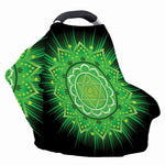 Anahata Chakra Mandala Print Baby Seat Cover