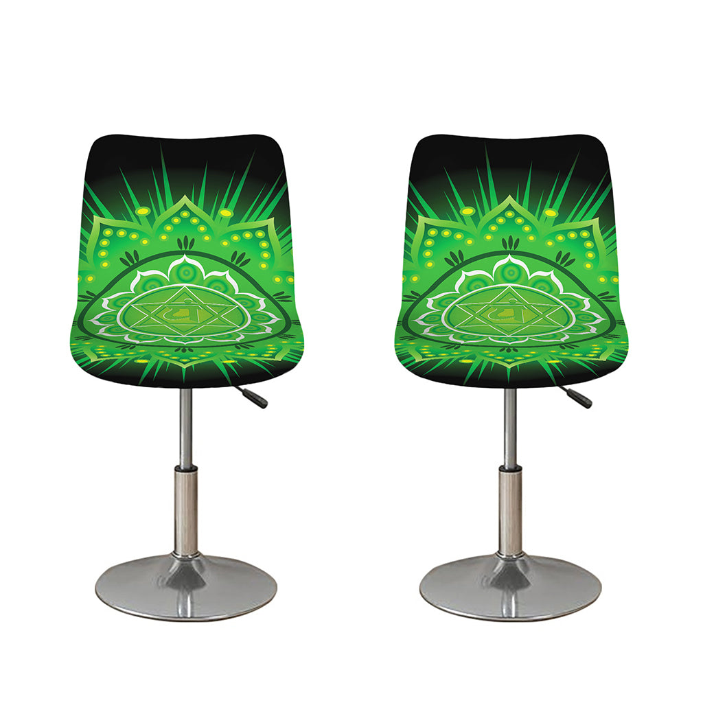 Anahata Chakra Mandala Print Bar Stool Covers