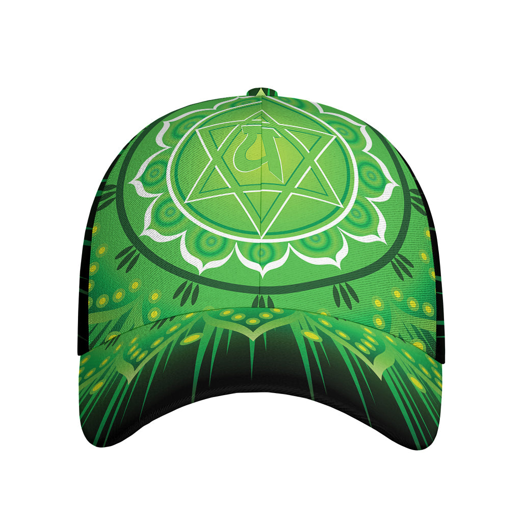 Anahata Chakra Mandala Print Baseball Cap