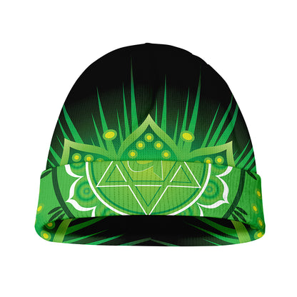 Anahata Chakra Mandala Print Beanie
