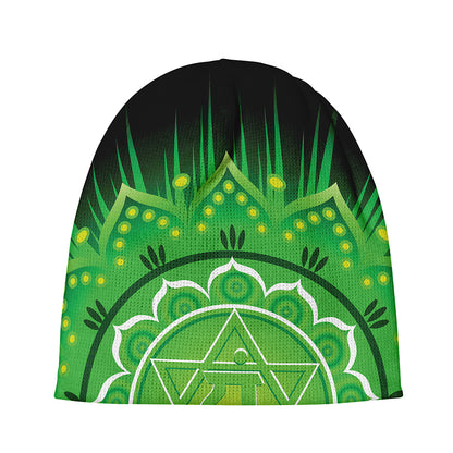 Anahata Chakra Mandala Print Beanie