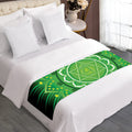 Anahata Chakra Mandala Print Bed Runner