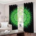 Anahata Chakra Mandala Print Dimout Grommet Curtains