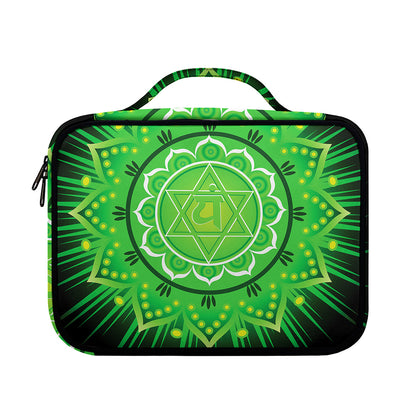 Anahata Chakra Mandala Print Briefcase Bible Bag
