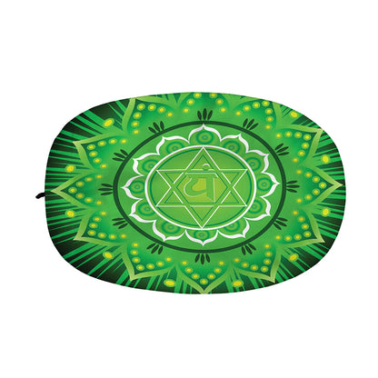 Anahata Chakra Mandala Print Car Side Mirror Covers