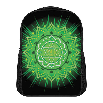 Anahata Chakra Mandala Print Casual Backpack