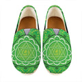 Anahata Chakra Mandala Print Casual Shoes