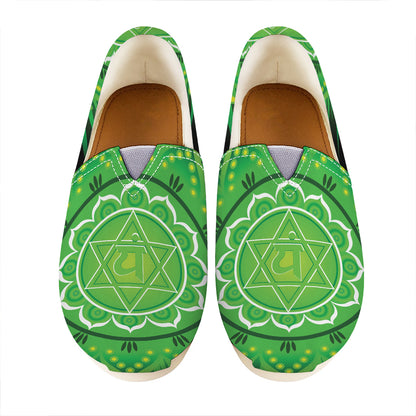 Anahata Chakra Mandala Print Casual Shoes