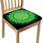 Anahata Chakra Mandala Print Chair Cushion Cover
