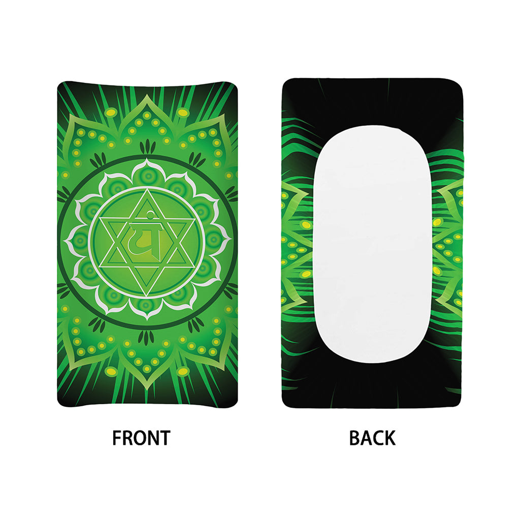 Anahata Chakra Mandala Print Changing Pad Cover