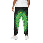 Anahata Chakra Mandala Print Cotton Pants