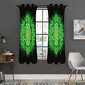Anahata Chakra Mandala Print Grommet Curtain Panels