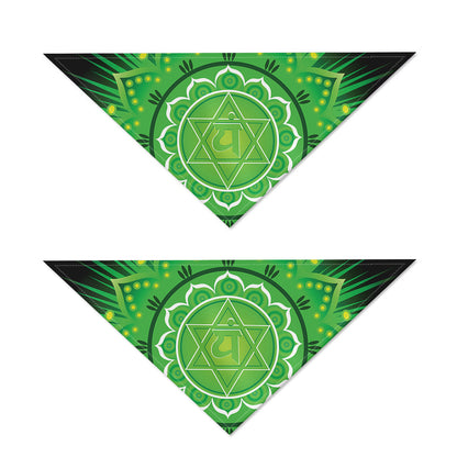 Anahata Chakra Mandala Print Dog Bandana