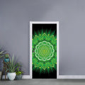 Anahata Chakra Mandala Print Door Sticker