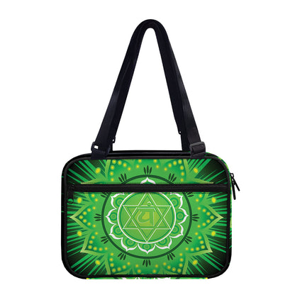 Anahata Chakra Mandala Print Double Strap Bible Bag