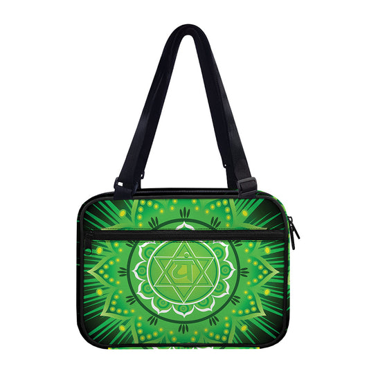 Anahata Chakra Mandala Print Double Strap Bible Bag