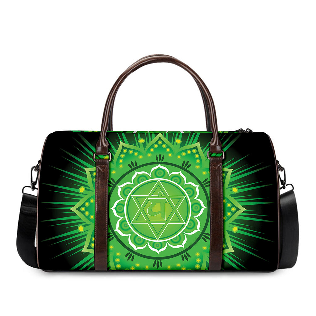 Anahata Chakra Mandala Print Duffle Bag