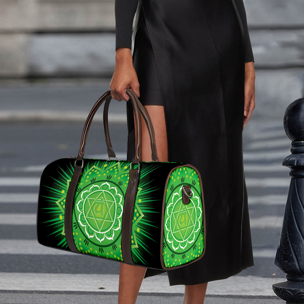 Anahata Chakra Mandala Print Duffle Bag