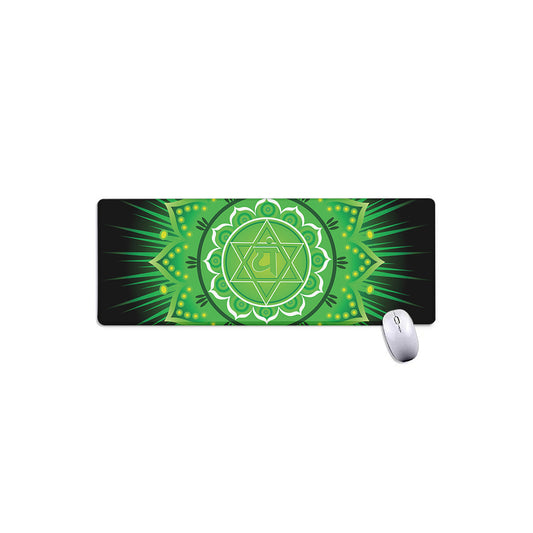 Anahata Chakra Mandala Print Extended Mouse Pad