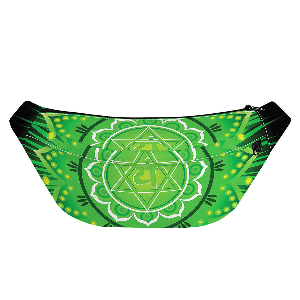 Anahata Chakra Mandala Print Fanny Pack