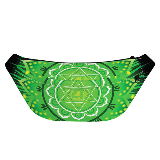 Anahata Chakra Mandala Print Fanny Pack