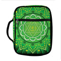 Anahata Chakra Mandala Print Front Pocket Bible Bag