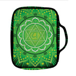 Anahata Chakra Mandala Print Front Pocket Bible Bag