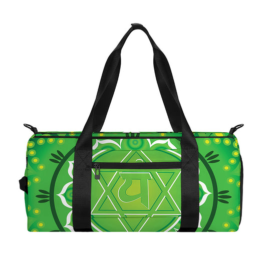 Anahata Chakra Mandala Print Gym Bag
