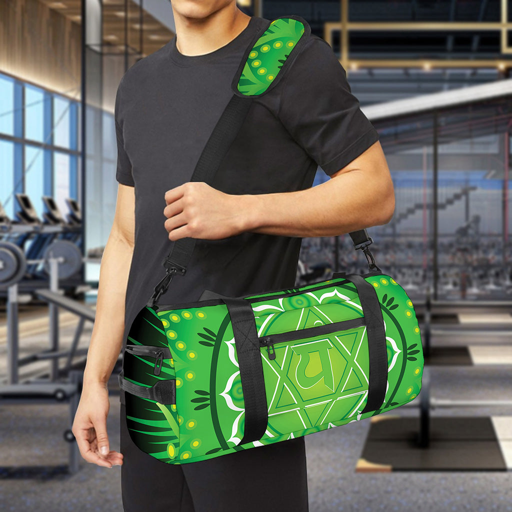Anahata Chakra Mandala Print Gym Bag