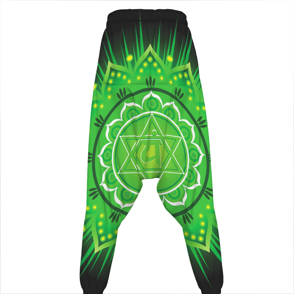 Anahata Chakra Mandala Print Hammer Pants