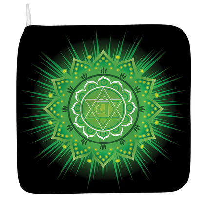 Anahata Chakra Mandala Print Hand Towel