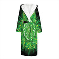Anahata Chakra Mandala Print Hooded Bathrobe