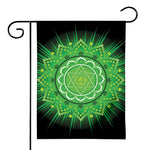 Anahata Chakra Mandala Print House Flag
