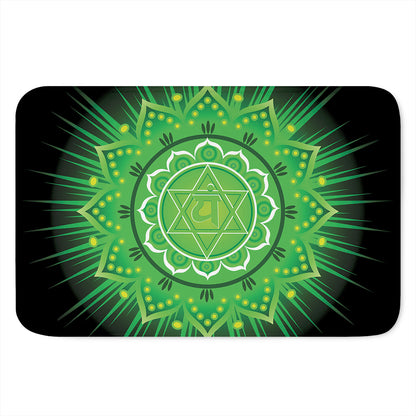 Anahata Chakra Mandala Print Indoor Door Mat