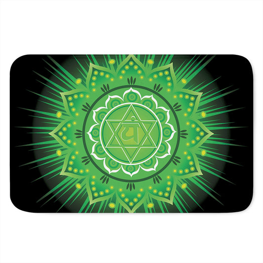 Anahata Chakra Mandala Print Indoor Door Mat