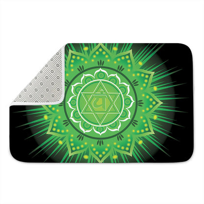 Anahata Chakra Mandala Print Indoor Door Mat