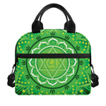 Anahata Chakra Mandala Print Insulated Lunch Bag