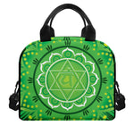 Anahata Chakra Mandala Print Insulated Lunch Bag