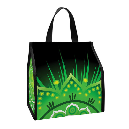 Anahata Chakra Mandala Print Insulated Lunch Tote
