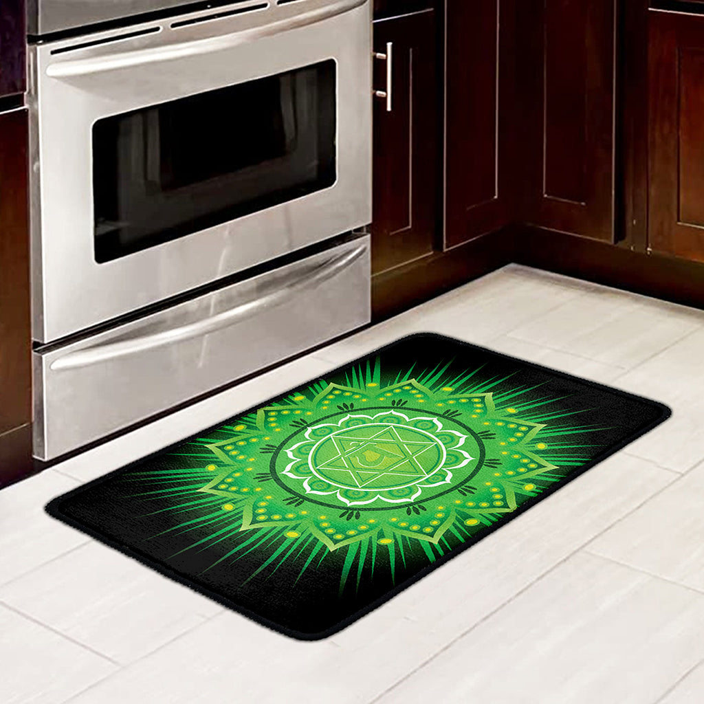 Anahata Chakra Mandala Print Kitchen Mat