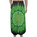 Anahata Chakra Mandala Print Lantern Pants