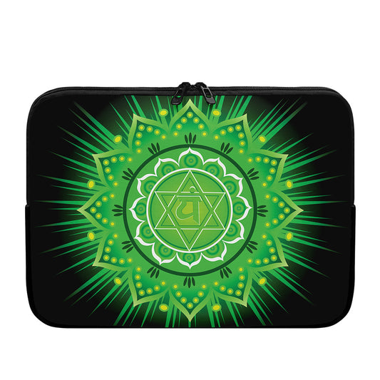 Anahata Chakra Mandala Print Laptop Sleeve