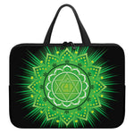 Anahata Chakra Mandala Print Laptop Sleeve With Handle