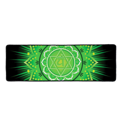 Anahata Chakra Mandala Print Long Kitchen Mat
