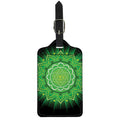 Anahata Chakra Mandala Print Luggage Tag